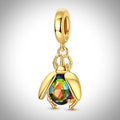 Charm insecte scarabée doré en Argent S925 compatible Pandora pour bracelet
