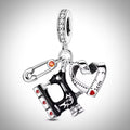 Charm machine à coudre mètre de couture et épingle à nourrice pour bracelet