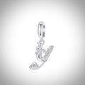 Charm alphabet initiale lettre Y en Argent S925 compatible Pandora pour bracelet