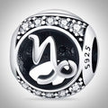 Charm astrologie signe du zodiaque Capricorne en Argent S925 compatible Pandora pour bracelet