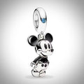 Charm Disney Mickey Mouse en Argent S925 compatible Pandora pour bracelet