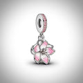 Charm fleur de cerisier du Japon en Argent S925 compatible Pandora pour bracelet