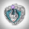 Charm Disney méchante sorcière tête de Maléfique en Argent S925 compatible Pandora pour bracelet