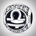 Charm astrologie signe du zodiaque Balance en Argent S925 compatible Pandora pour bracelet