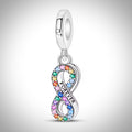 Charm infini forever en Argent S925 compatible Pandora pour bracelet