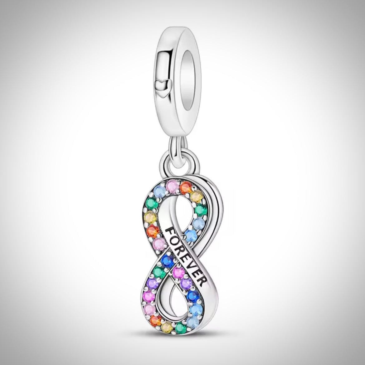 Charm infini forever en Argent S925 compatible Pandora pour bracelet