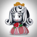Charm Disney princesse Aurore la belle au bois dormant en Argent S925 compatible Pandora pour bracelet