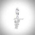 Charm alphabet initiale lettre T en Argent S925 compatible Pandora pour bracelet