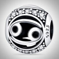 Charm astrologie signe du zodiaque Cancer en Argent S925 compatible Pandora pour bracelet