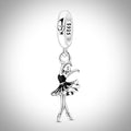 Charm danseuse ballerine en Argent S925 compatible Pandora pour bracelet