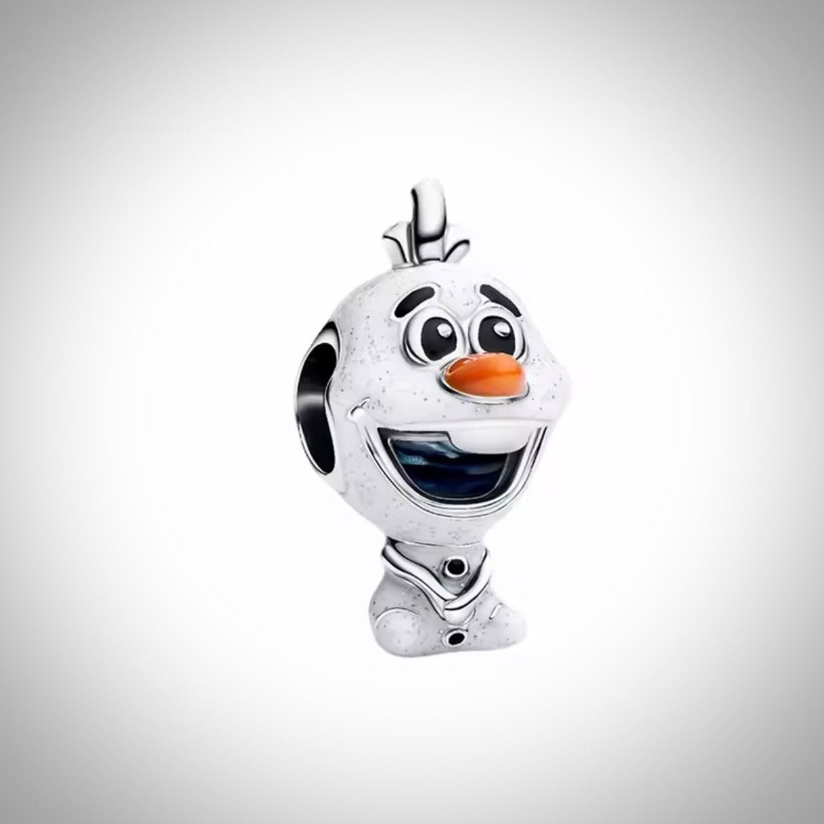 Charm Disney Olaf la reine des neiges en Argent S925 compatible Pandora pour bracelet