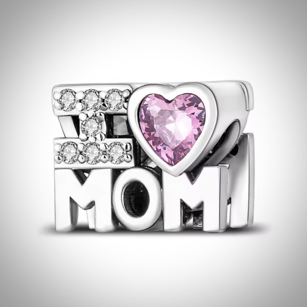 Charm amour je t’aime maman pour bracelet