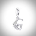 Charm alphabet initiale lettre G en Argent S925 compatible Pandora pour bracelet