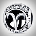 Charm astrologie signe du zodiaque Bélier en Argent S925 compatible Pandora pour bracelet