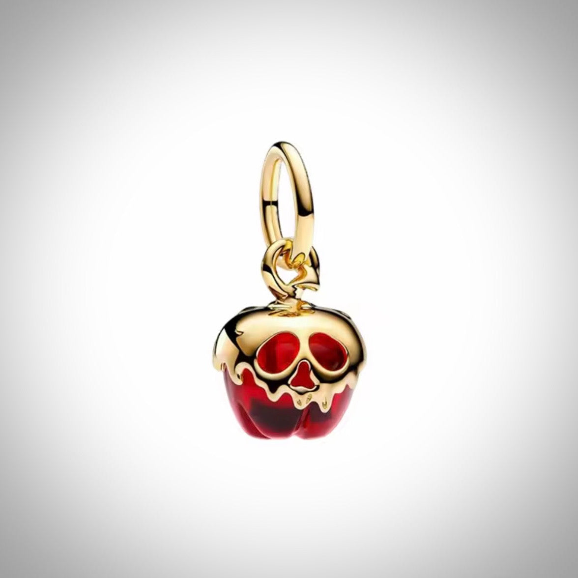 Charm Disney pomme empoisonnée blanche neige et les sept nains en Argent S925 compatible Pandora pour bracelet