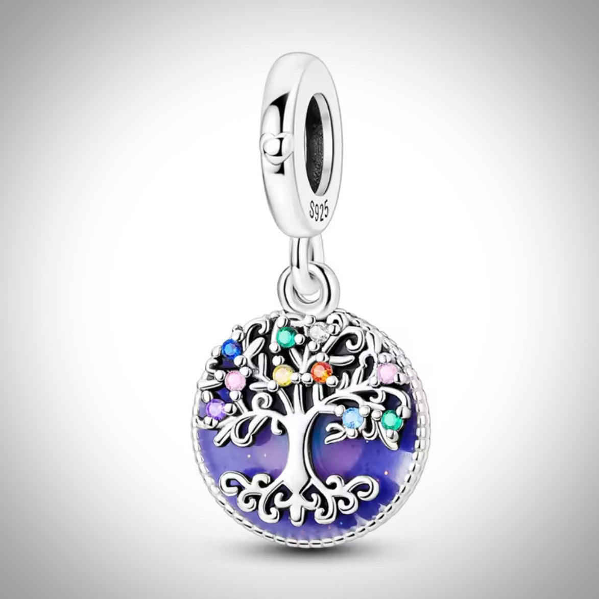 Charm Arbre de vie famille en Argent S925 compatible Pandora pour bracelet