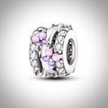 Charm rond papillon en Argent S925 compatible Pandora  pour bracelet