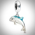 Charm animal poisson dauphin en Argent S925 compatible Pandora pour bracelet