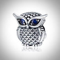 Charm animal oiseau chouette hibou en Argent S925 compatible Pandora pour bracelet