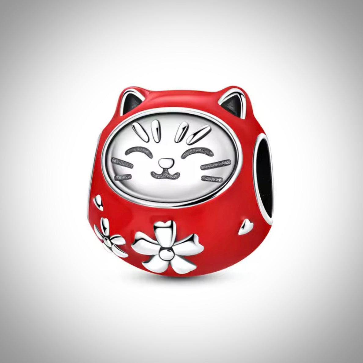 Charm animal petit chat Argent S924 compatible Pandora pour bracelet