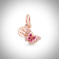 Charm papillon en Argent S925 compatible Pandora pour bracelet