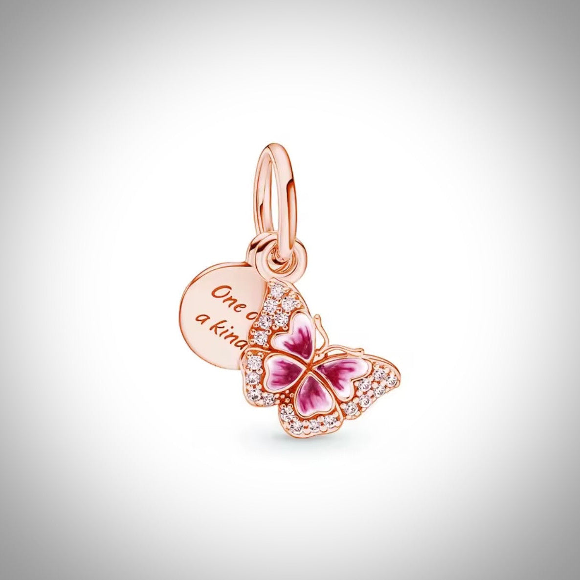 Charm papillon en Argent S925 compatible Pandora pour bracelet