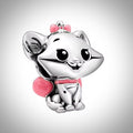 Charm Disney chaton Marie les Aristochats en Argent S925 compatible Pandora pour bracelet