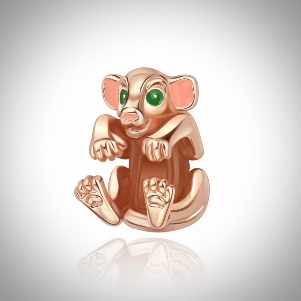 Charm Disney Nala le roi lion en Argent S925 compatible Pandora pour bracelet