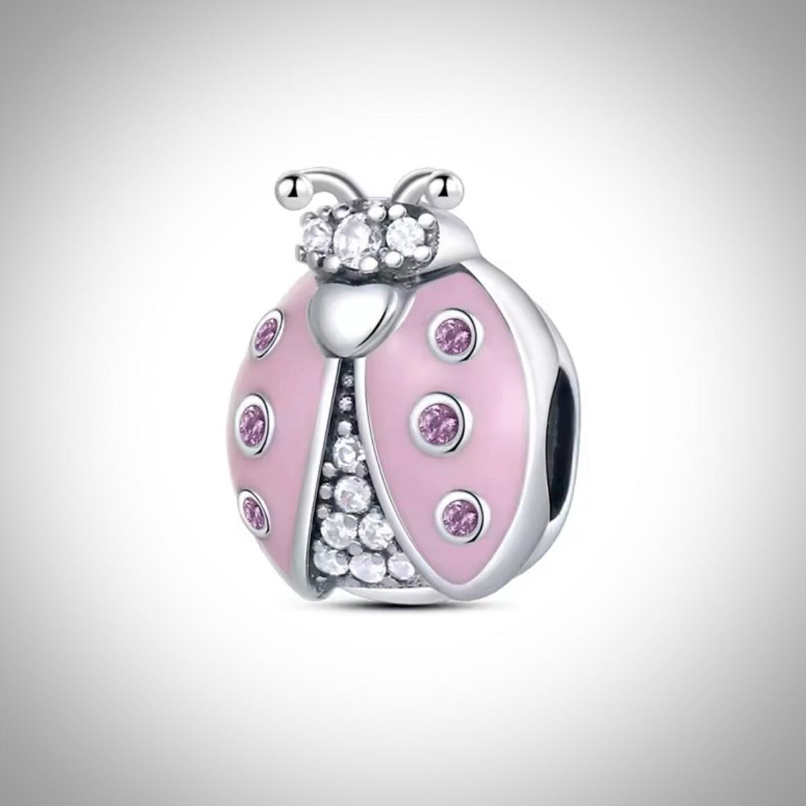 Charm insecte coccinelle en Argent S925 compatible Pandora pour bracelet