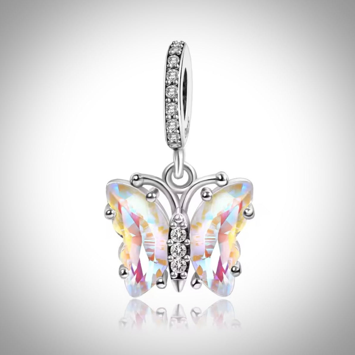 Charm petit papillon en Argent S925 compatible Pandora pour bracelet
