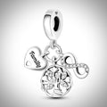 Charm amour infini famille et arbre de vie en Argent S925 compatible Pandora pour bracelet