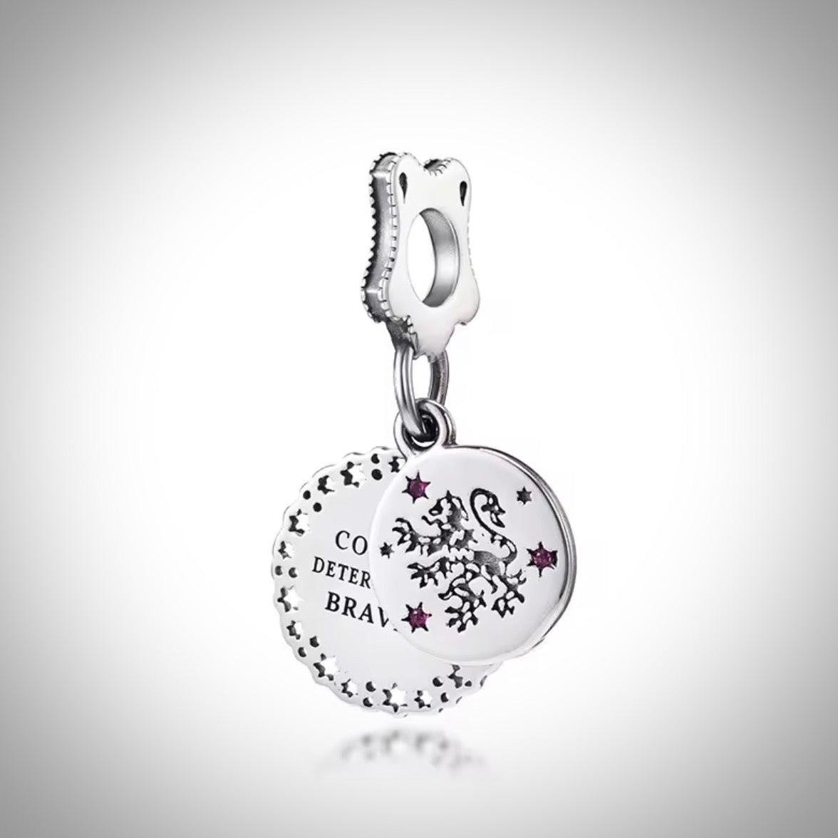 Charm Harry Potter maison gryffondor en Argent S925 compatible Pandora pour bracelet