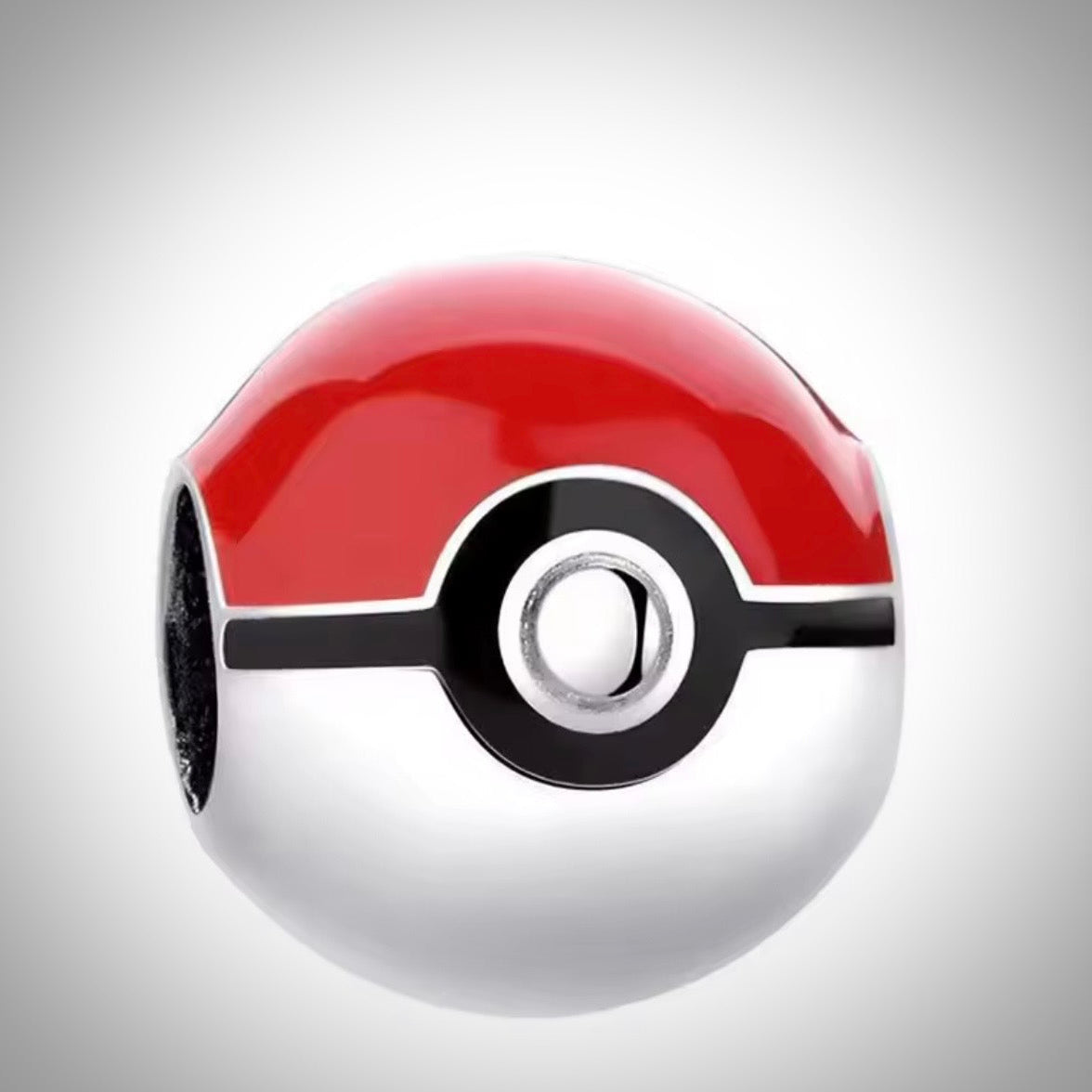 Charm pokeball Pokémon en Argent S925 compatible Pandora pour bracelet