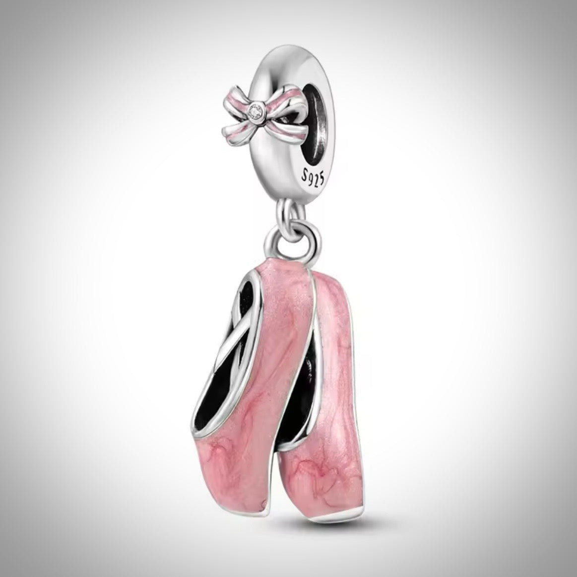 Charm chausson de dance ballerines en Argent S925 compatible Pandora pour bracelet