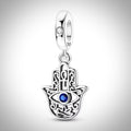 Charm main de Fatma Khamsa en Argent S925 compatible Pandora pour bracelet