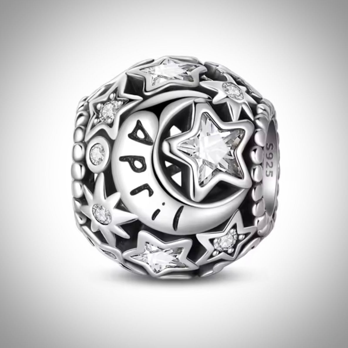Charm mois de l’année avril anniversaire naissance occasion inoubliable en Argent S925 compatible Pandora pour bracelet