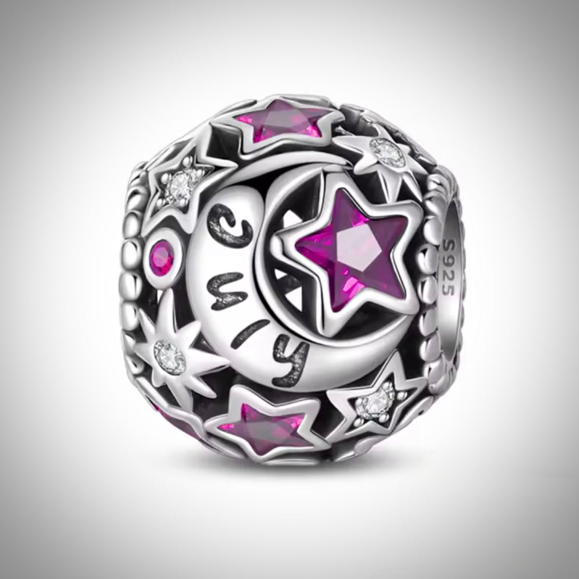 Charm mois de l’année juillet anniversaire naissance occasion inoubliable en Argent S925 compatible Pandora pour bracelet